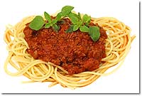 Foto: Spaghetti Bolognese - hier klicken
