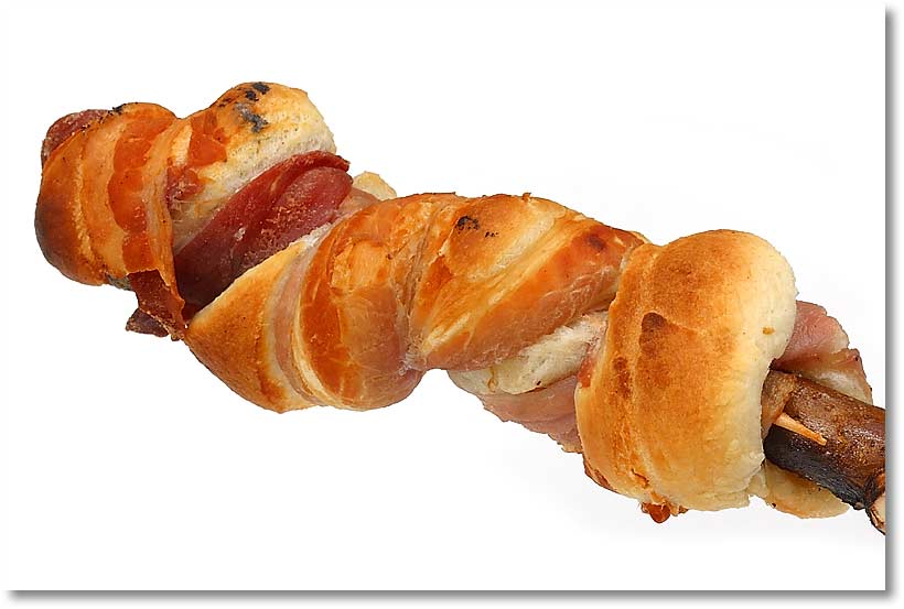 Rezept: Stockbrot mit Bacon - hier klicken